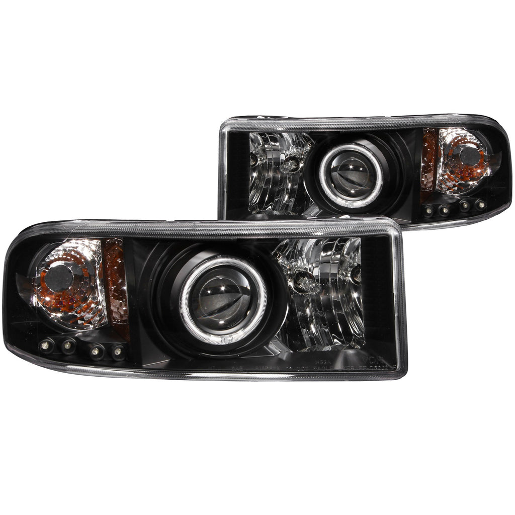 Anzo USA 111065 Projector Headlight Set w/Halo Fits Ram 1500 Ram 2500 Ram 3500