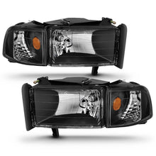 Load image into Gallery viewer, Anzo USA 111067 Crystal Headlight Set Fits 94-02 Ram 1500 Ram 2500 Ram 3500