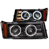 Anzo USA 111079 Projector Headlight Set w/Halo Fits 04-12 Canyon Colorado