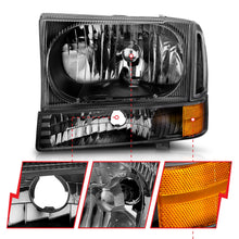 Load image into Gallery viewer, Anzo USA 111080 Crystal Headlight Set