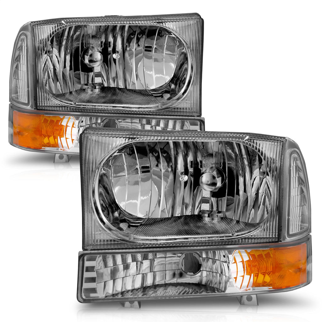 Anzo USA 111081 Crystal Headlight Set