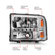 Load image into Gallery viewer, Anzo USA 111088 Crystal Headlight Set
