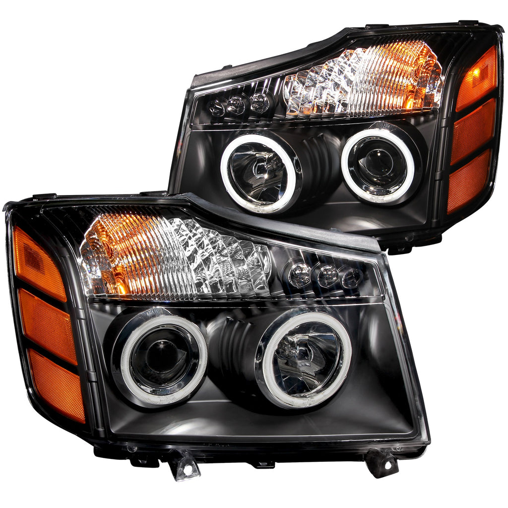 Anzo USA 111095 Projector Headlight Set w/Halo