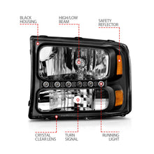 Load image into Gallery viewer, Anzo USA 111106 Crystal Headlight Set