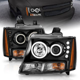 Anzo USA 111109 Projector Headlight Set w/Halo