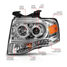 Load image into Gallery viewer, Anzo USA 111114 Projector Headlight Set w/Halo Fits 07-14 Expedition