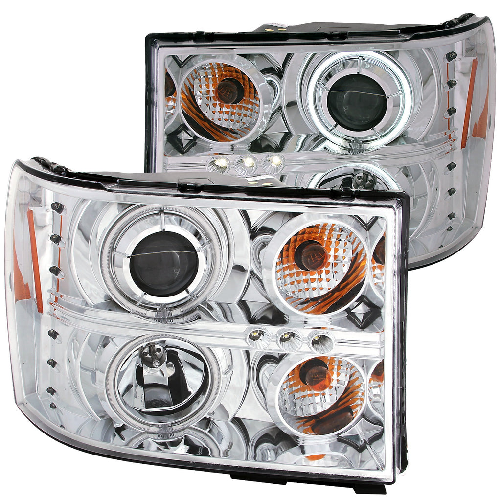 Anzo USA 111126 Projector Headlight Set w/Halo