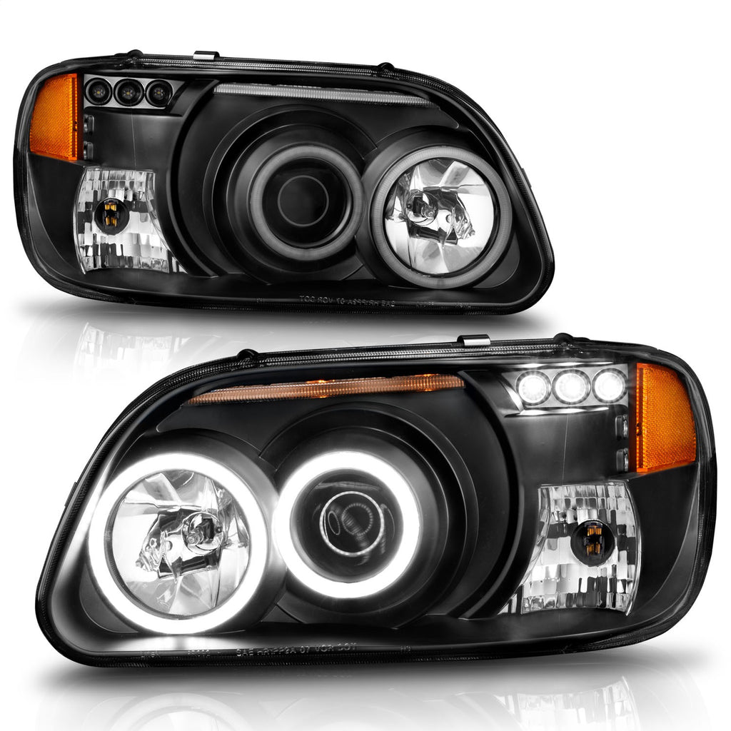 Anzo USA 111132 Projector Headlight Set w/Halo