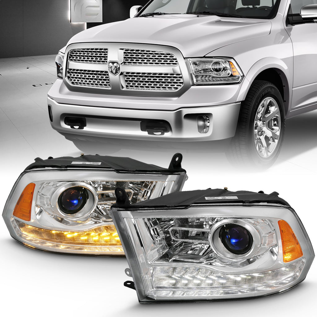 Anzo USA 111140 Projector Headlight Set w/Halo Fits 07-11 Nitro
