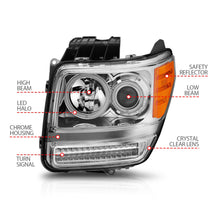 Load image into Gallery viewer, Anzo USA 111144 Projector Headlight Set w/Halo Fits 07-11 Nitro