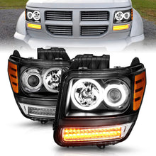 Load image into Gallery viewer, Anzo USA 111145 Projector Headlight Set w/Halo Fits 07-11 Nitro