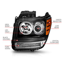 Load image into Gallery viewer, Anzo USA 111145 Projector Headlight Set w/Halo Fits 07-11 Nitro