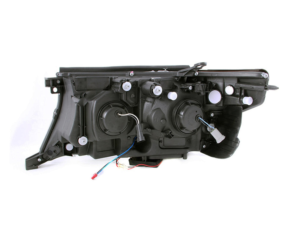 Anzo USA 111149 Projector Headlight Set w/Halo Fits 08-11 Land Cruiser