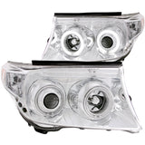 Anzo USA 111149 Projector Headlight Set w/Halo Fits 08-11 Land Cruiser