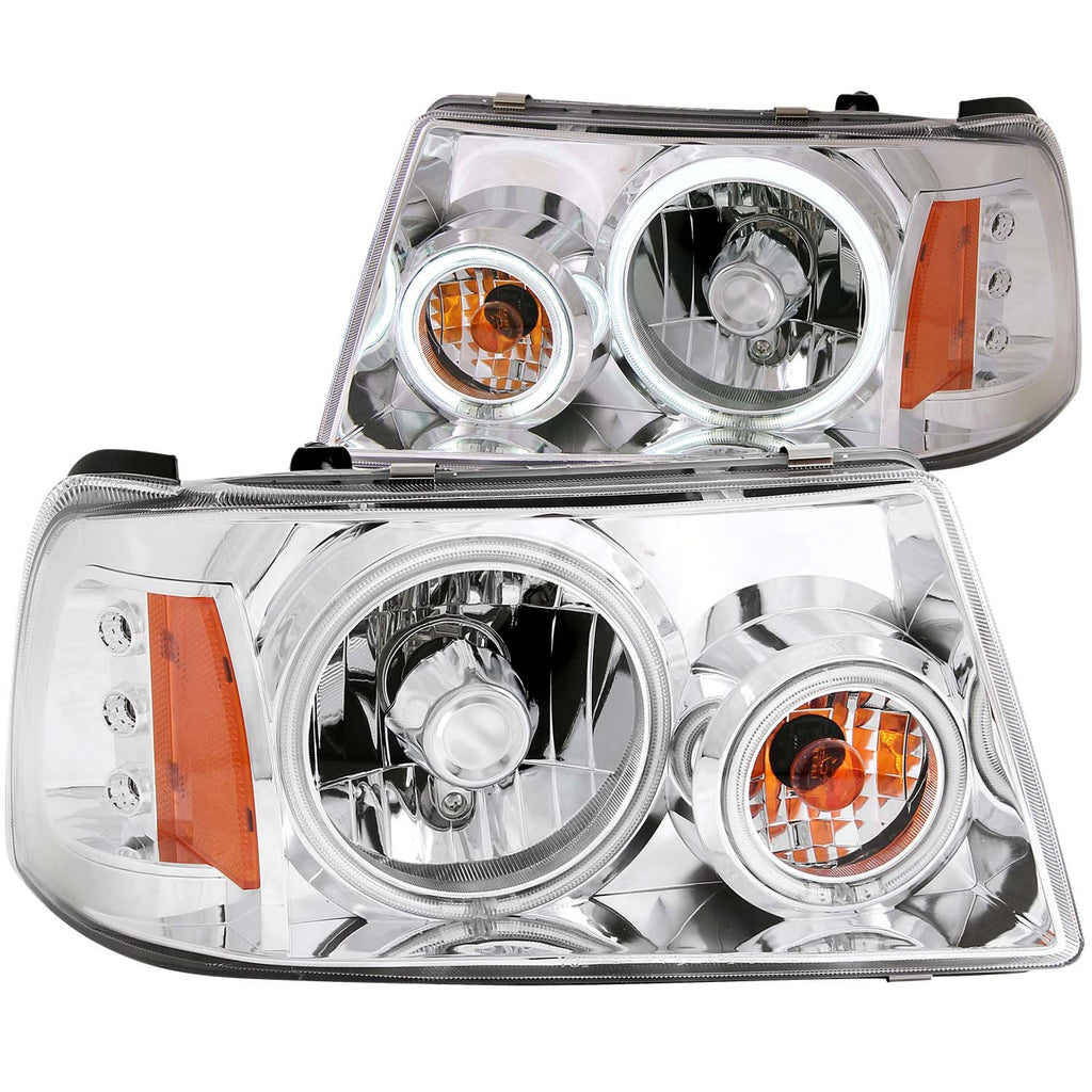 Anzo USA 111151 Crystal Headlight Set w/Halo Fits 01-11 Ranger