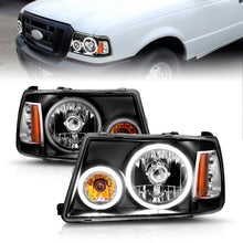 Load image into Gallery viewer, Anzo USA 111152 Crystal Headlight Set w/Halo Fits 01-11 Ranger
