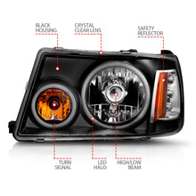 Load image into Gallery viewer, Anzo USA 111152 Crystal Headlight Set w/Halo Fits 01-11 Ranger