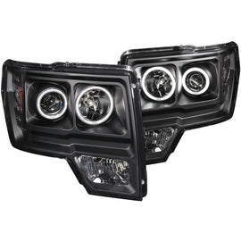 Anzo USA 111161 Projector Headlight Set w/Halo Fits 09-14 F-150
