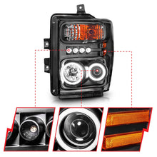 Load image into Gallery viewer, Anzo USA 111168 Projector Headlight Set w/Halo