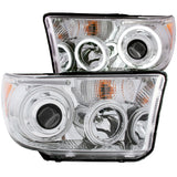 Anzo USA 111173 Projector Headlight Set w/Halo Fits 07-15 Sequoia Tundra