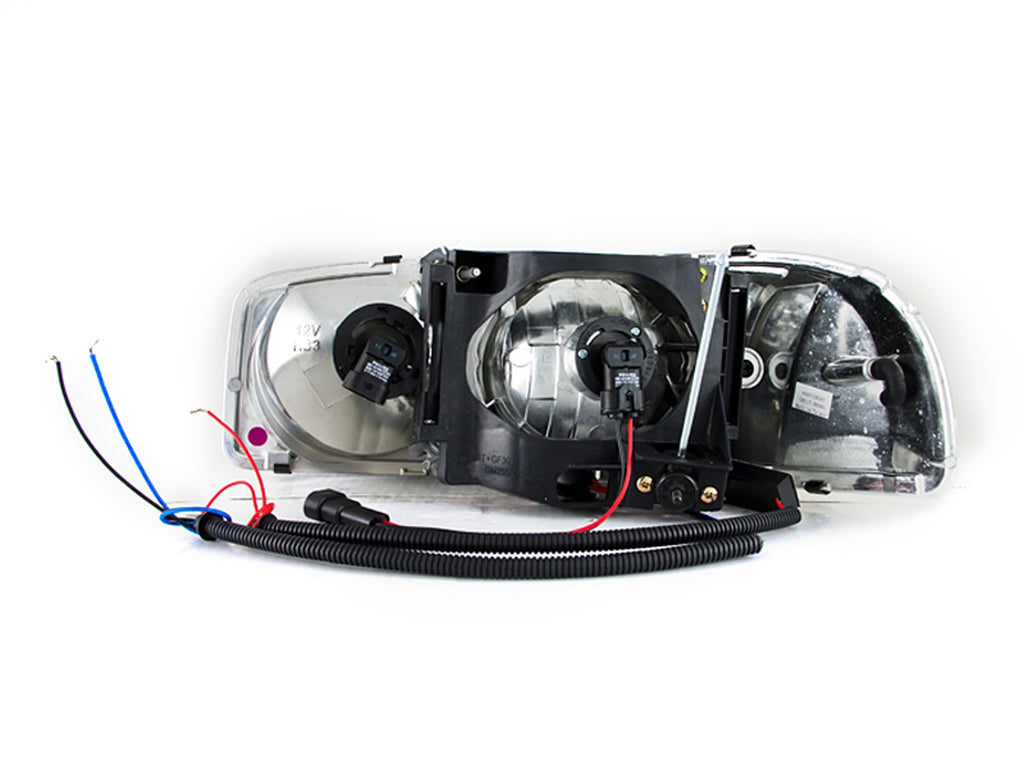 Anzo USA 111207 Crystal Headlight Set w/Halo