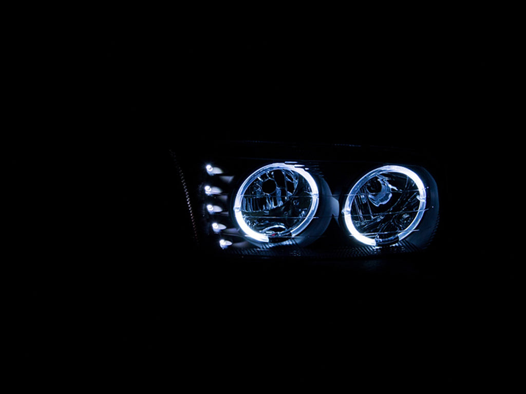 Anzo USA 111207 Crystal Headlight Set w/Halo