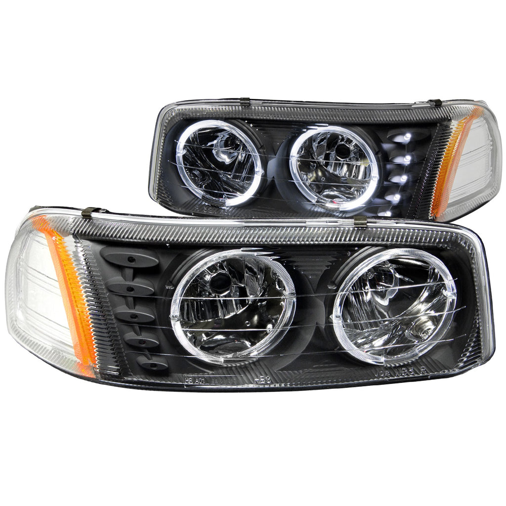 Anzo USA 111207 Crystal Headlight Set w/Halo