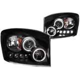 Anzo USA 111209 Projector Headlight Set w/Halo Fits Ram 1500 Ram 2500 Ram 3500