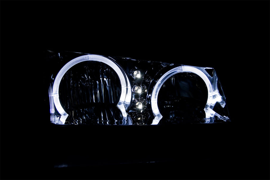 Anzo USA 111211 Crystal Headlight Set w/Halo
