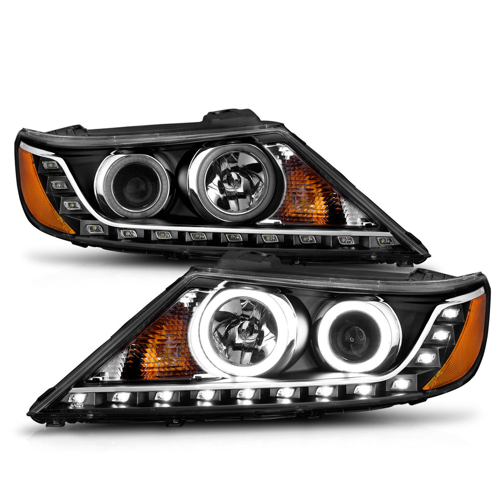 Anzo USA 111248 Projector Headlight Set w/Halo Fits 11-13 Sorento