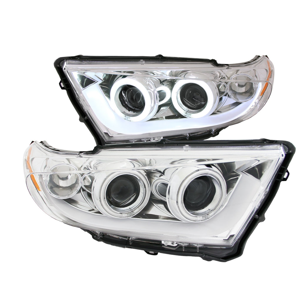 Anzo USA 111261 Projector Headlight Set w/Halo Fits 11-13 Highlander