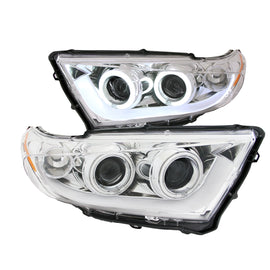 Anzo USA 111261 Projector Headlight Set w/Halo Fits 11-13 Highlander