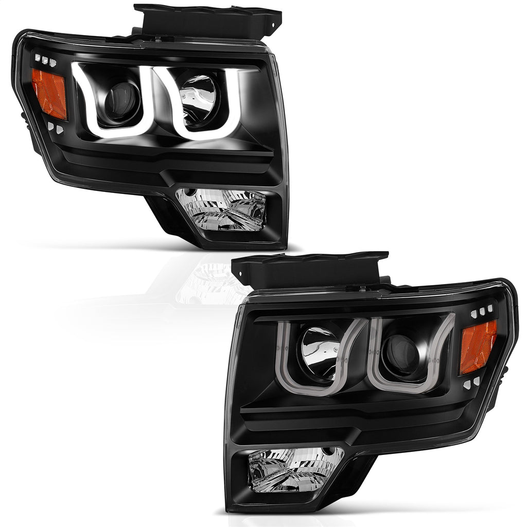Anzo USA 111263 Projector Headlight Set Fits 09-14 F-150