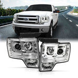 Anzo USA 111264 Projector Headlight Set Fits 09-14 F-150