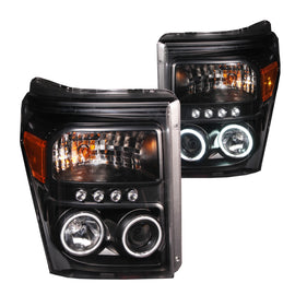 Anzo USA 111271 Projector Headlight Set w/Halo