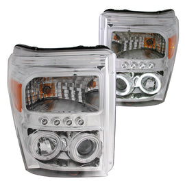 Anzo USA 111272 Projector Headlight Set w/Halo