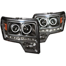 Load image into Gallery viewer, Anzo USA 111298 Projector Headlight Set w/Halo Fits 09-14 F-150