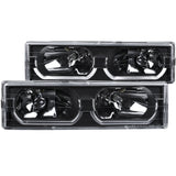 Anzo USA 111299 Crystal Headlight Set