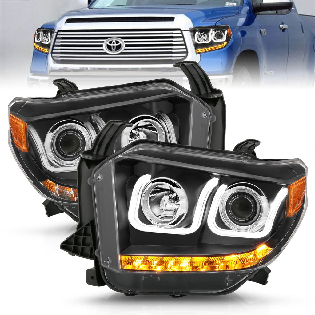 Anzo USA 111326 Projector Headlight Set Fits 14-19 Tundra