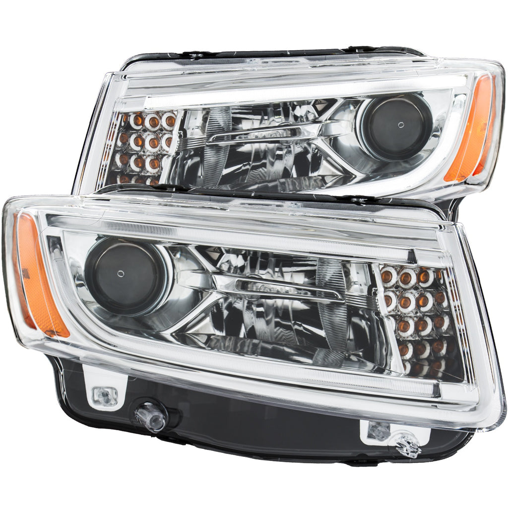 Anzo USA 111328 Projector Headlight Set Fits 14-16 Grand Cherokee (WK2)