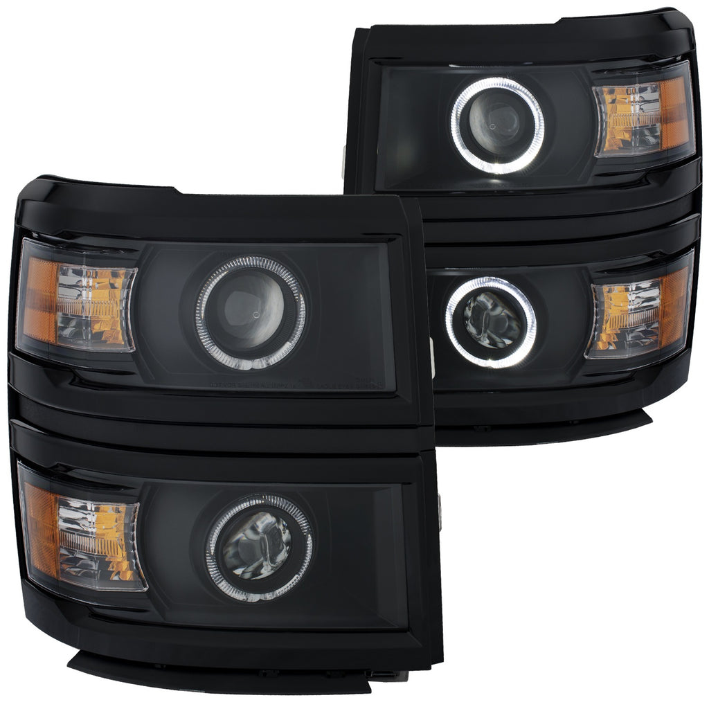 Anzo USA 111344 Projector Headlight Set w/Halo