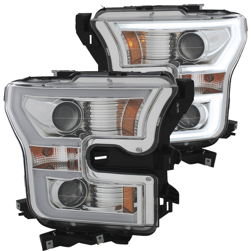 Anzo USA 111348 Projector Headlight Set Fits 15-17 F-150