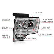 Load image into Gallery viewer, Anzo USA 111352 Projector Headlight Set Fits 09-14 F-150