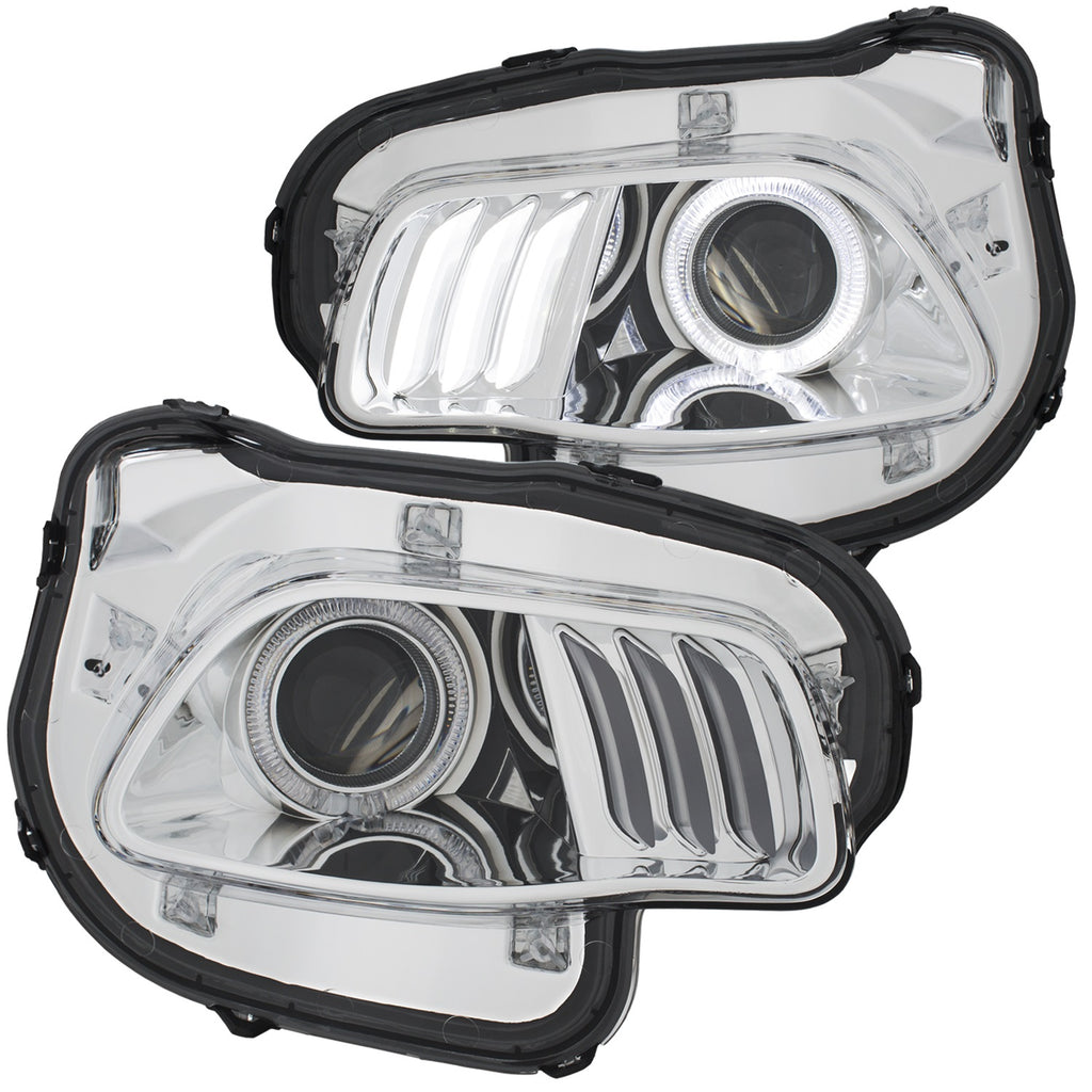 Anzo USA 111354 Projector Headlight Set Fits 14-18 Cherokee (KL)