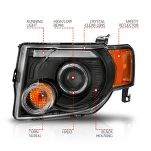 Load image into Gallery viewer, Anzo USA 111355 Projector Headlight Set Fits 08-12 Escape