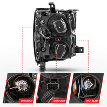 Load image into Gallery viewer, Anzo USA 111359 Projector Headlight Set Fits Silverado 2500 HD Silverado 3500 HD
