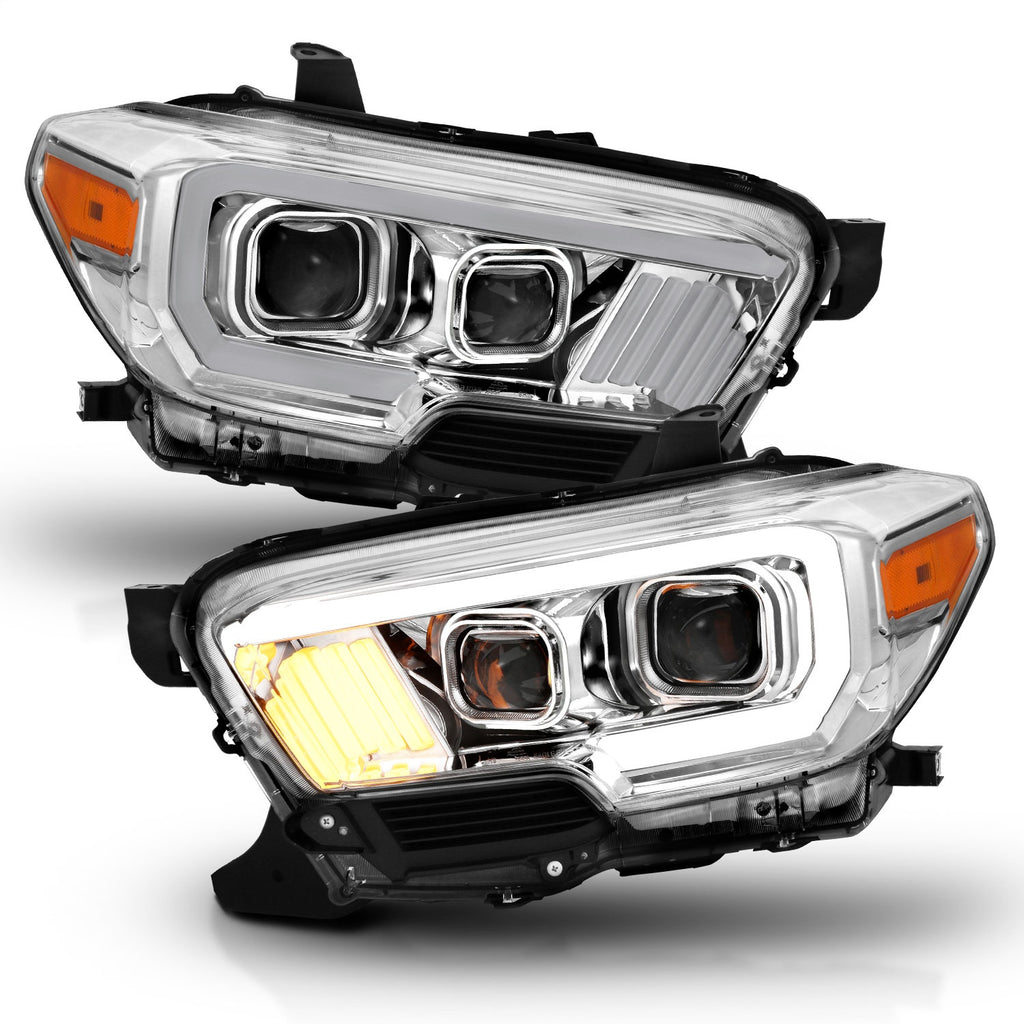 Anzo USA 111380 Projector Headlight Set Fits 16-23 Tacoma