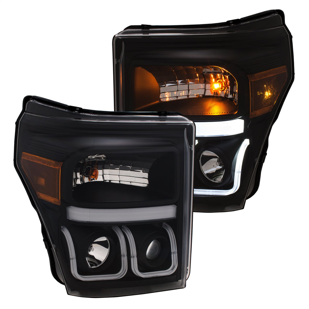 Anzo USA 111386 Projector Headlight Set Fits F-250 Super Duty F-350 Super Duty