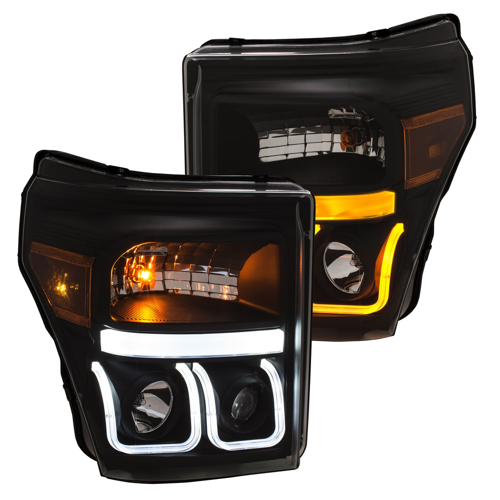 Anzo USA 111386 Projector Headlight Set Fits F-250 Super Duty F-350 Super Duty