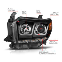 Load image into Gallery viewer, Anzo USA 111387 Projector Headlight Set w/U-Bar Switchback Fits 14-19 Tundra
